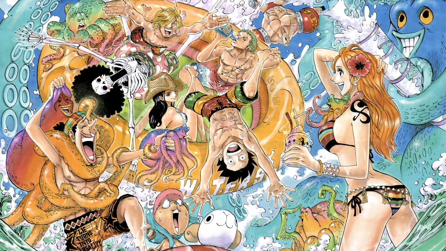 Download Stunning One Piece Wallpaper Featuring the Straw Hat Pirates