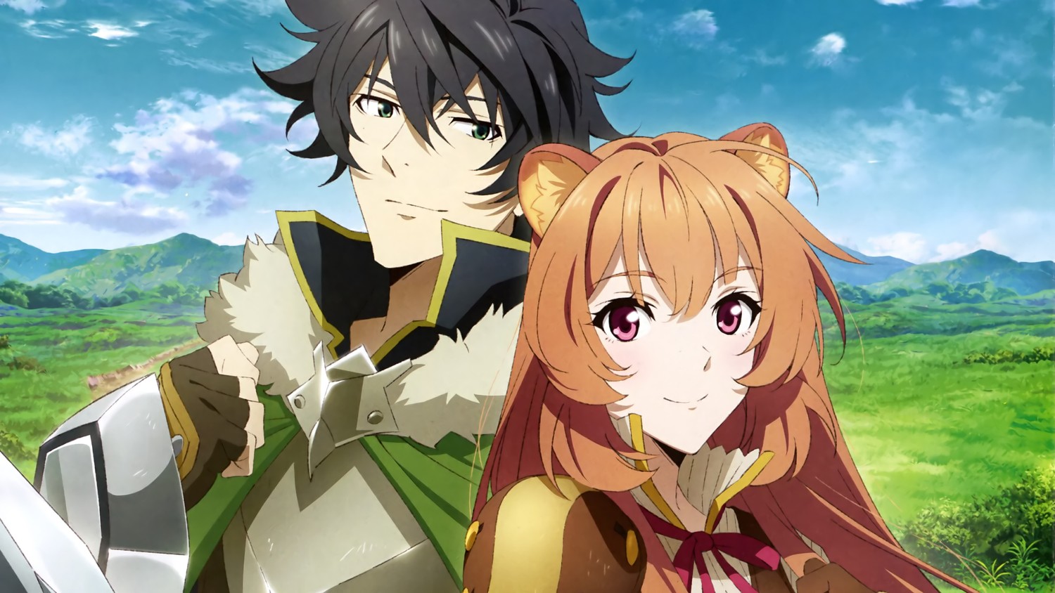 High-Quality Naofumi Iwatani and Raphtalia Wallpaper