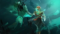 Téléchargez le Wallpaper Enchanteur de Muerta de Dota 2