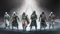 Personajes de Assassin's Creed en Acción: Descarga Tu Fondo de Pantalla