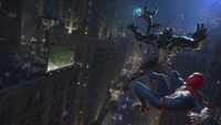 Fondo de Pantalla de Spider-Man 2: Miles Morales vs. Venom