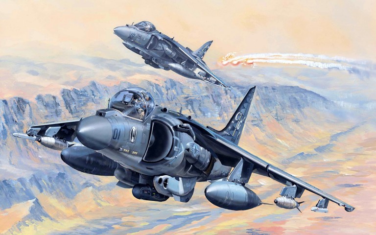 Stunning Harrier Jump Jet Wallpaper