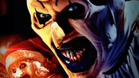 Terrifier 3 Wallpaper Featuring Art the Clown