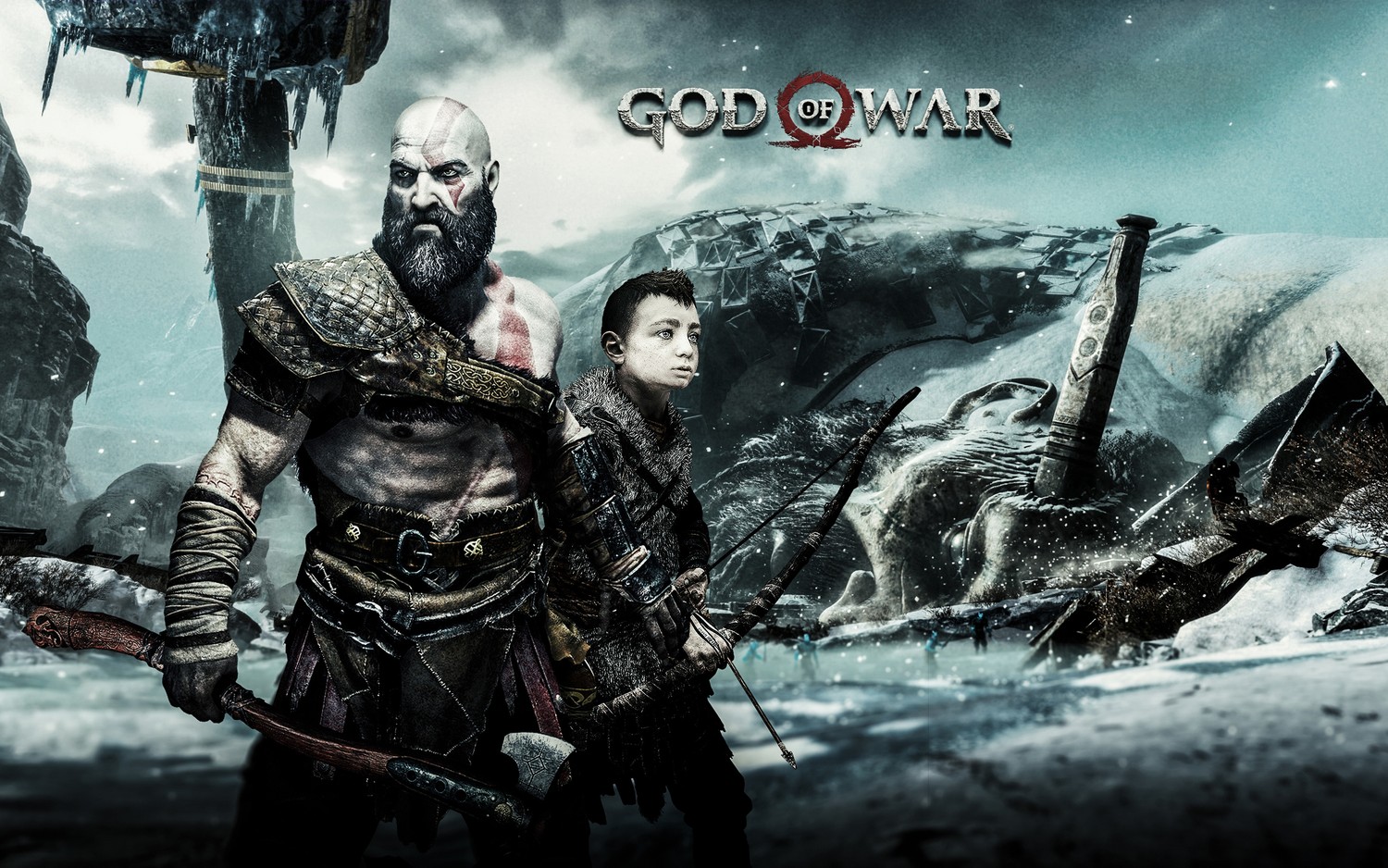 Download Stunning God of War Wallpaper Featuring Kratos