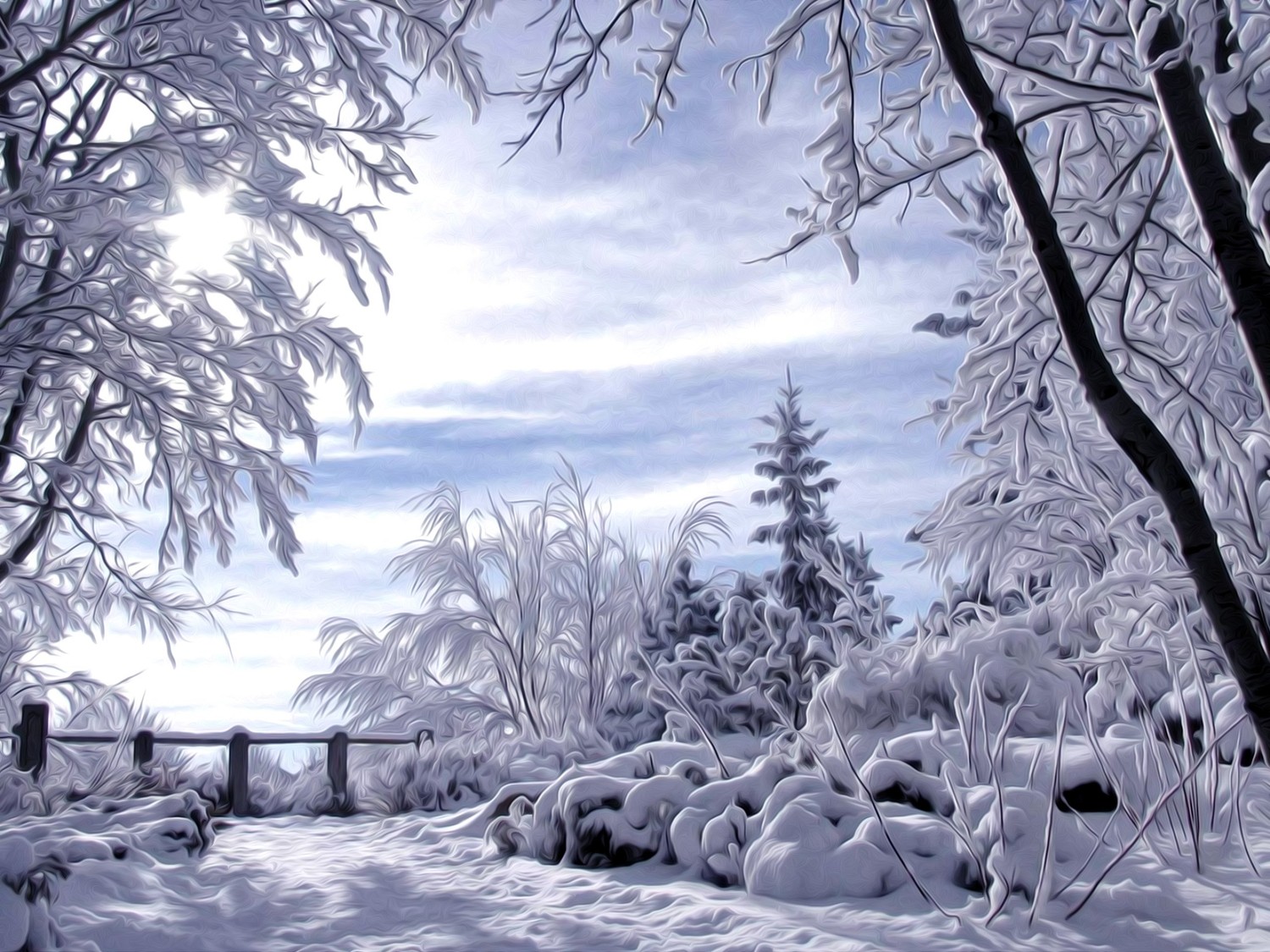 Download Our Stunning Winter Wonderland Wallpaper