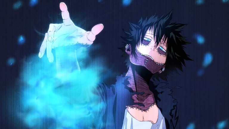 Stunning Dabi Blue Flame Wallpaper from My Hero Academia