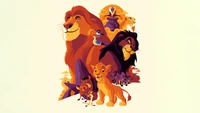 Download The Lion King Illustration in Stunning 5K & 8K