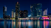 Explora el Impresionante Paisaje Nocturno de Rotterdam