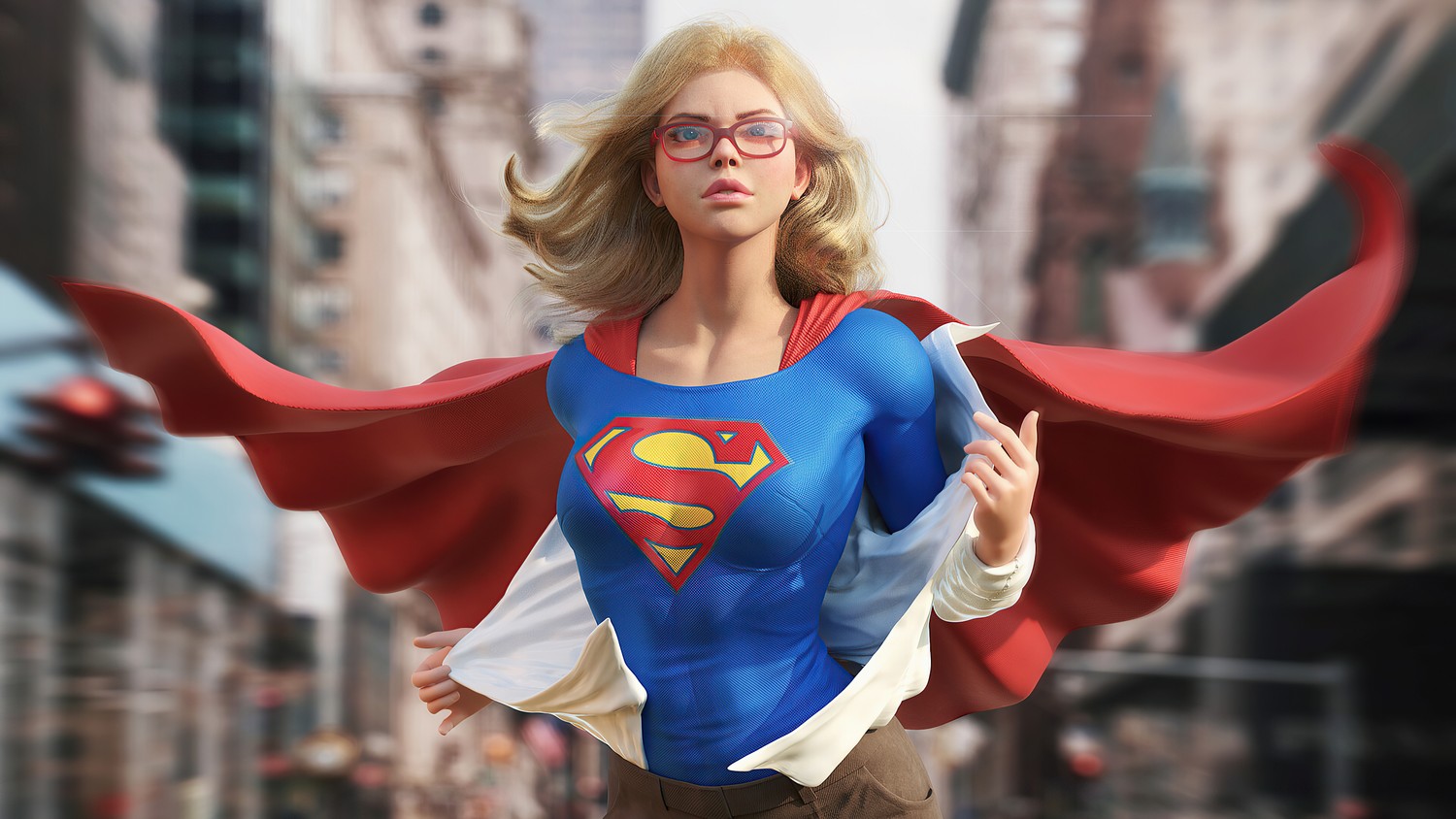 Supergirl 4K CGI Wallpaper - Elevate Your Screen