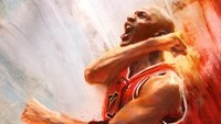 Michael Jordan dans NBA 2K23 : Fond d'écran haute qualité 4K