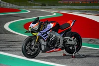 Wallpaper de Superbike Aprilia Tuono V4 X 2021