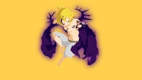 Fondo de Pantalla Minimalista de Meliodas de Los Siete Pecados Capitales