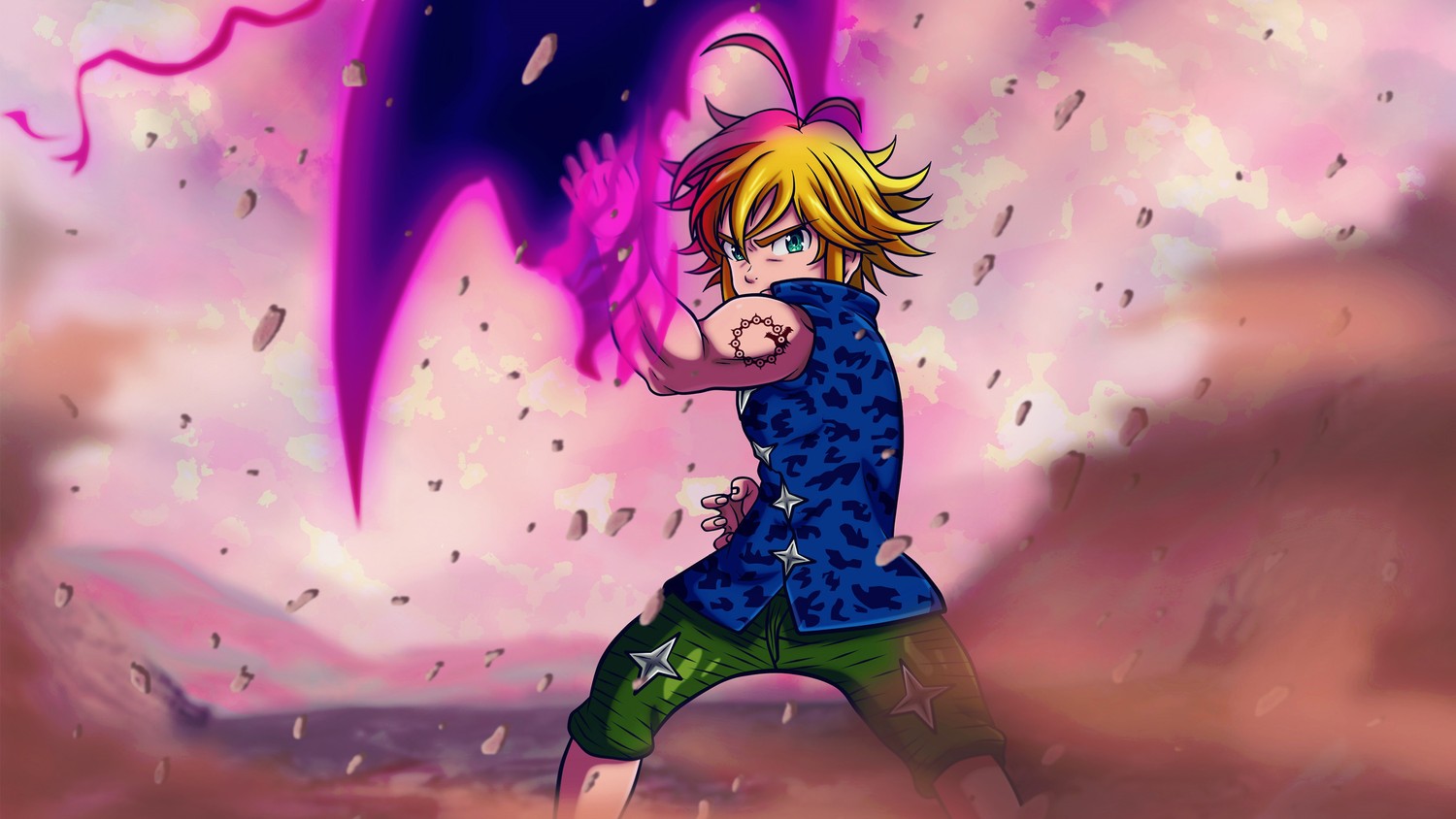 Stunning Meliodas Wallpaper from The Seven Deadly Sins