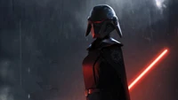 Fondo de Pantalla Épico de Star Wars Jedi: Fallen Order - Segunda Hermana con Sable de Luz