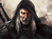 Impresionante Geralt de Rivia: Un fondo de pantalla de The Witcher 3