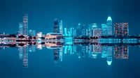 Explora el Hermoso Skyline de Singapur en la Hora Azul