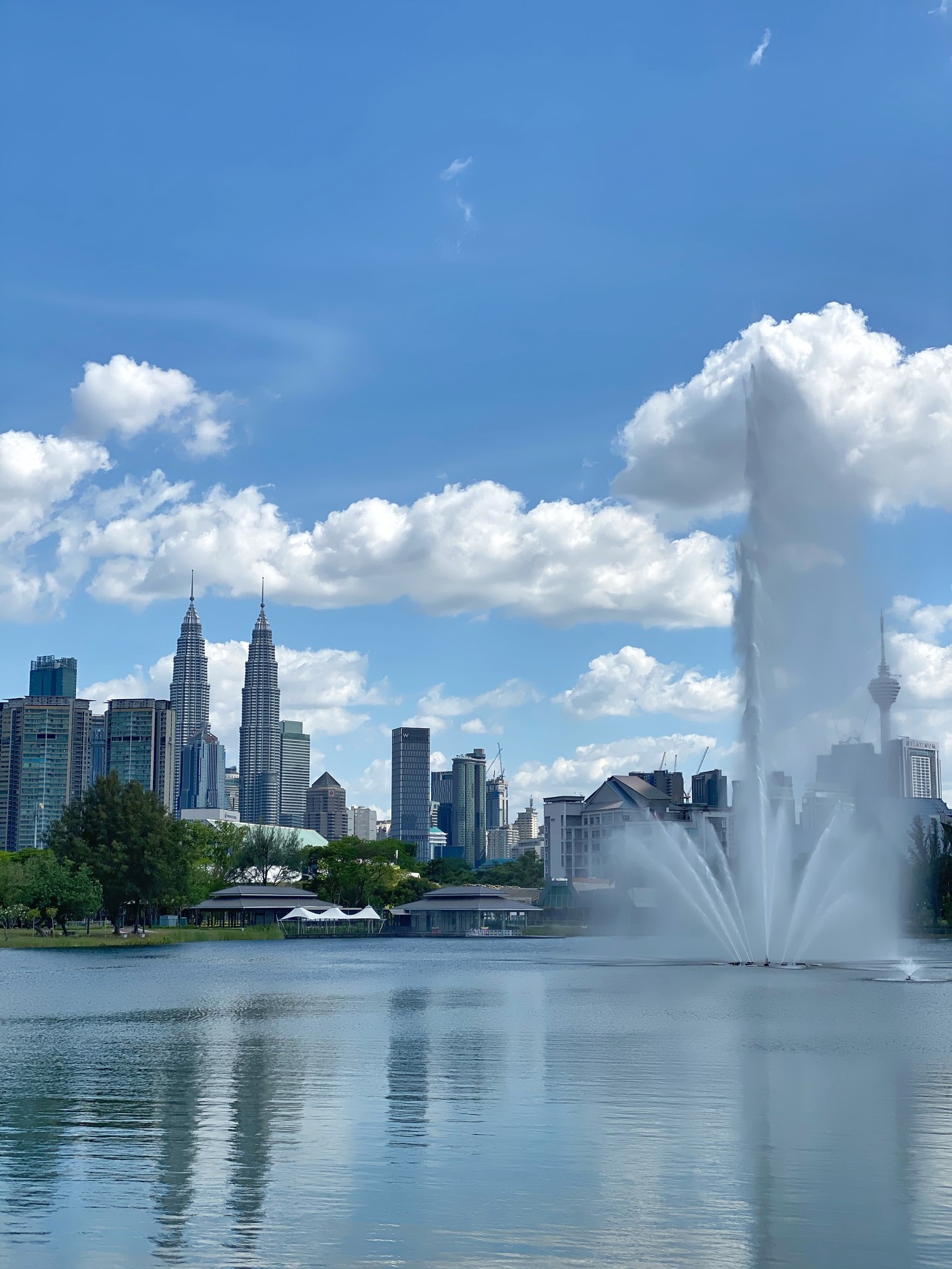 Breathtaking View of Petronas Towers and City Skyline