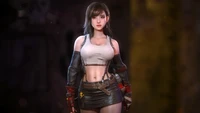 Wallpaper de Tifa Lockhart de Final Fantasy VII Remake