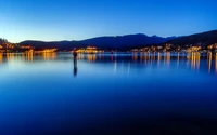 Éblouissant Crépuscule sur Burrard Inlet