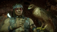 Impresionante Fondo de Pantalla de Nightwolf de Mortal Kombat 11