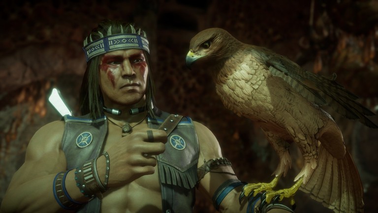 Stunning Nightwolf Wallpaper from Mortal Kombat 11