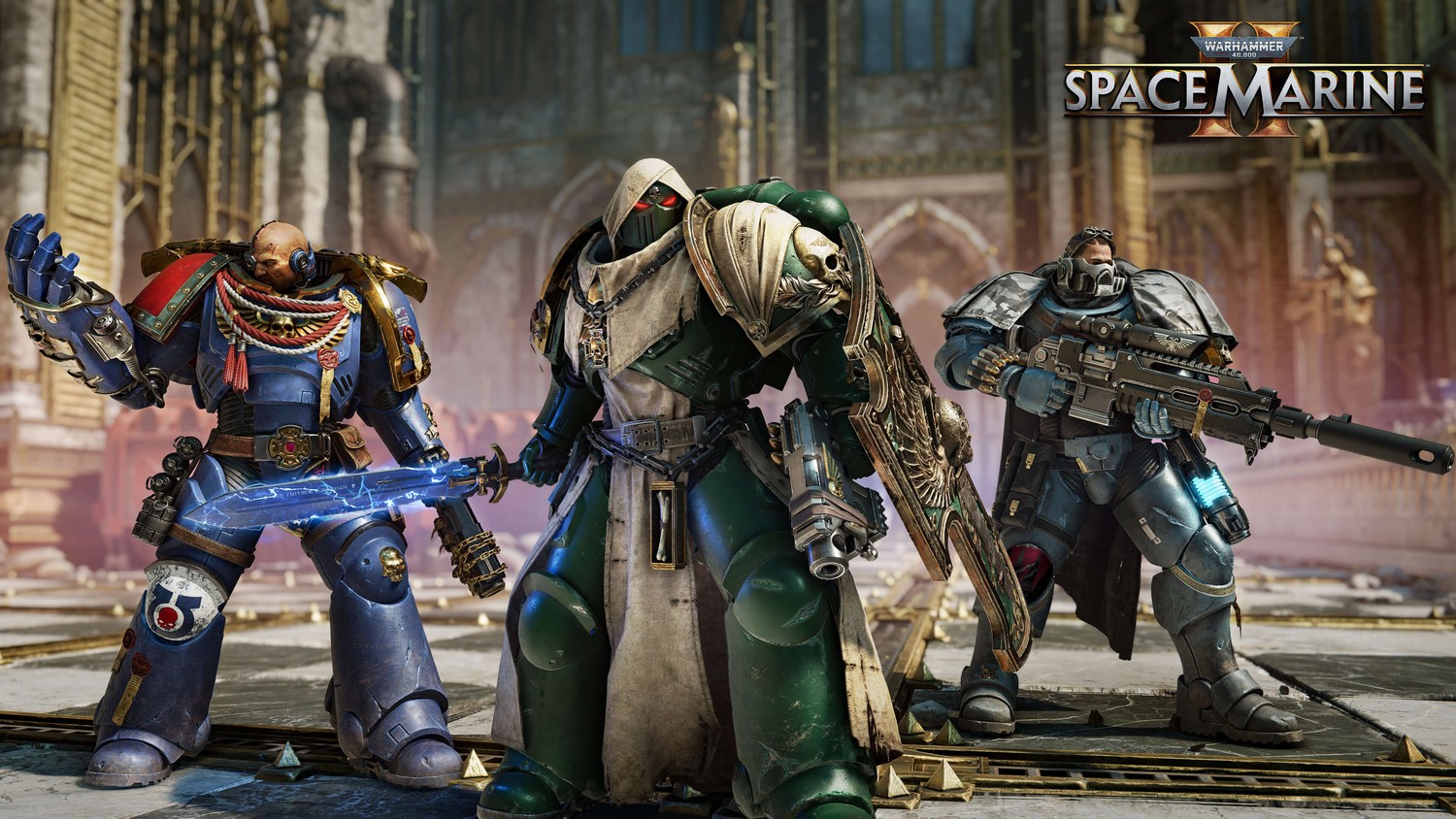 Epic 4K Wallpaper of Warhammer 40K Space Marine 2