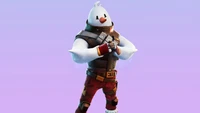 Wallpaper del Skin Snowmando de Fortnite