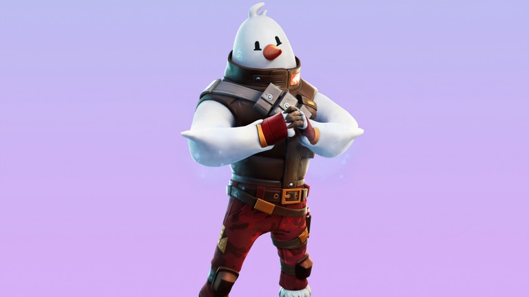 Fortnite Snowmando Skin Wallpaper