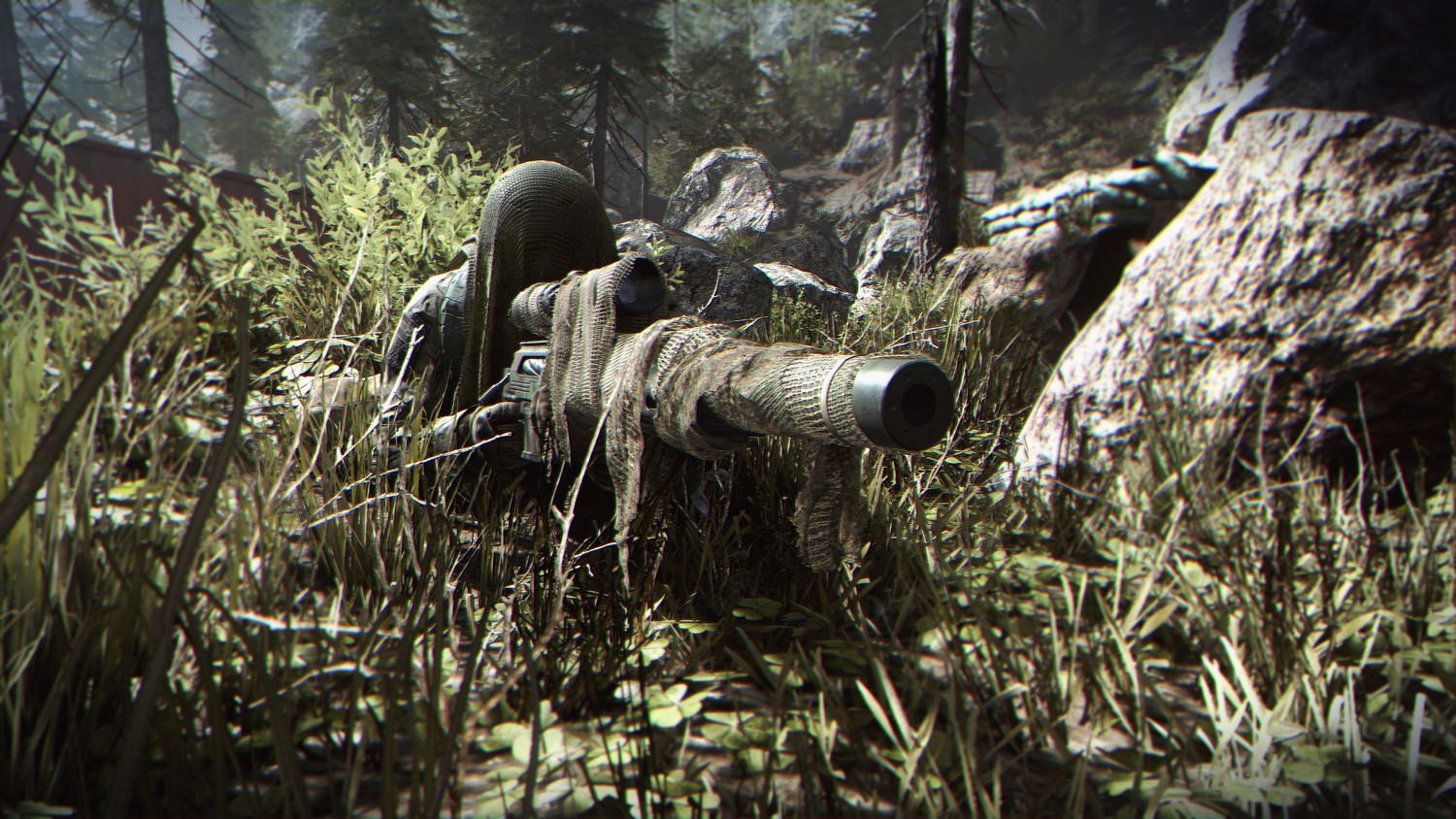 Fond d'écran épique de sniper de Call of Duty: Modern Warfare