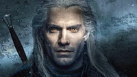 Fond d'écran épique de Geralt de Rivia de The Witcher