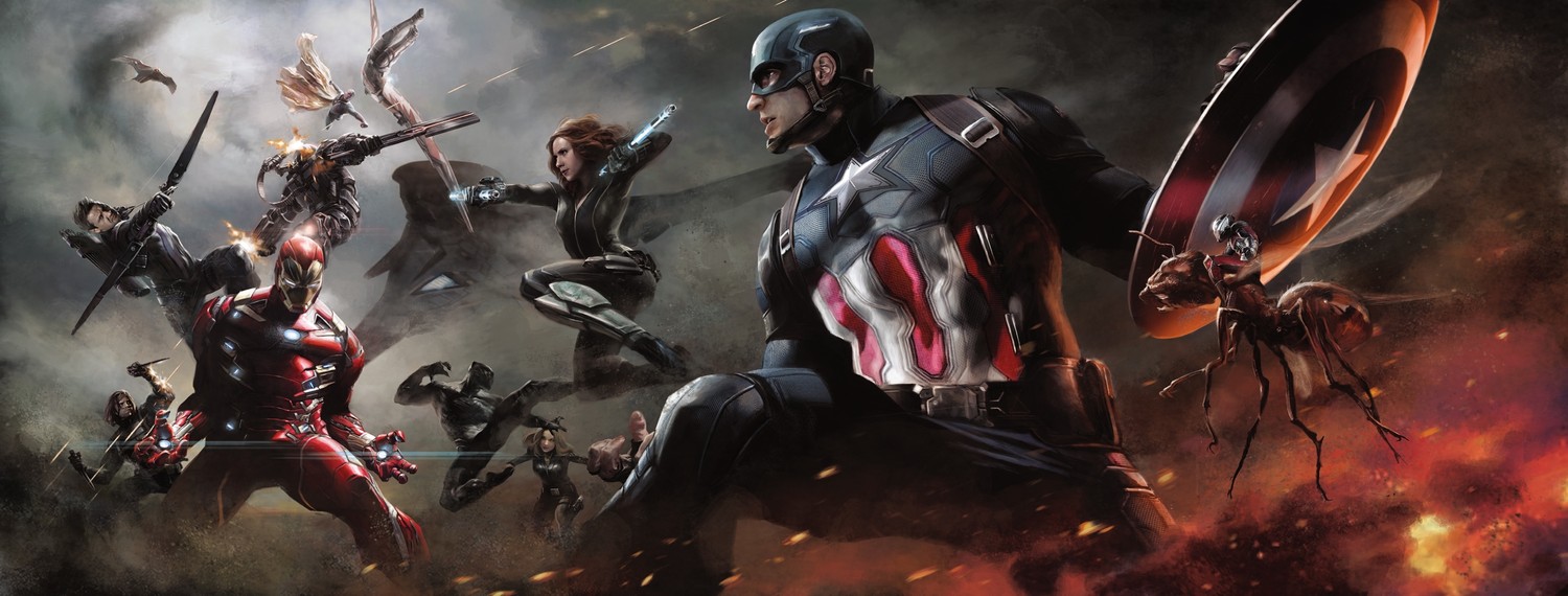 Epic Captain America and Avengers Wallpaper