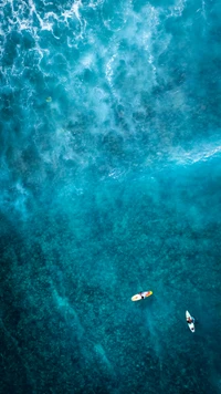 Étonnant Fond d'Écran Sous-Marin Azur