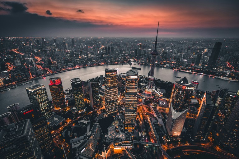 Explore the Illuminating Skyline of Shanghai in 5K