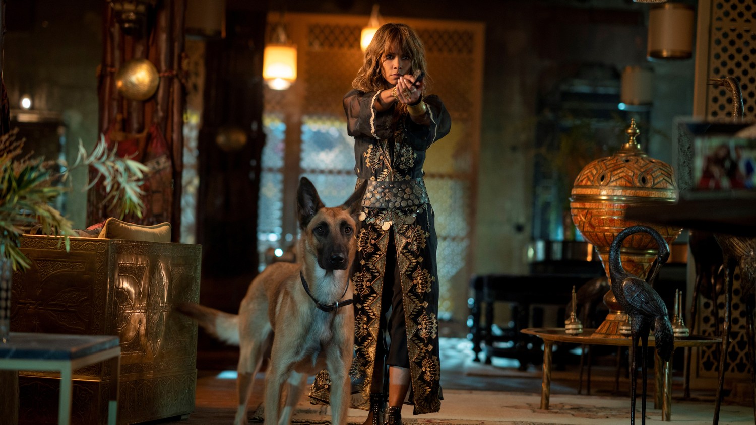 John Wick 3 Wallpaper: Halle Berry and Her Loyal Dog