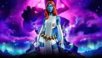 Epic Fortnite Mystique Wallpaper from Chapter 2 Season 4