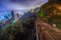 Explora el Majestuoso Paisaje Urbano de Hong Kong