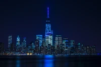 Impresionante Skyline de Nueva York de Noche