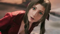 Explora Nuestro Hermoso Fondo de Pantalla de Aerith Gainsborough de Final Fantasy 7 Remake