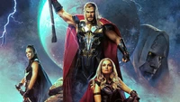 Descarga el increíble fondo de pantalla de Thor: Amor y Trueno