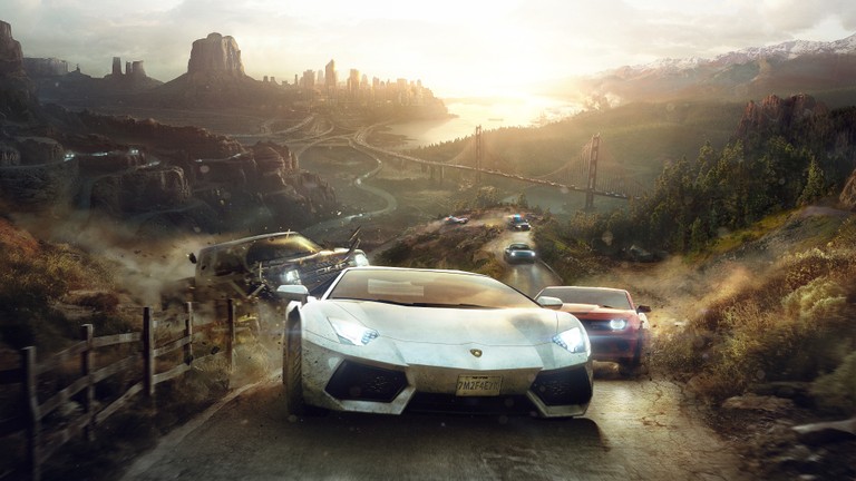 Experience the Thrill with The Crew 2 Lamborghini Wallpaper