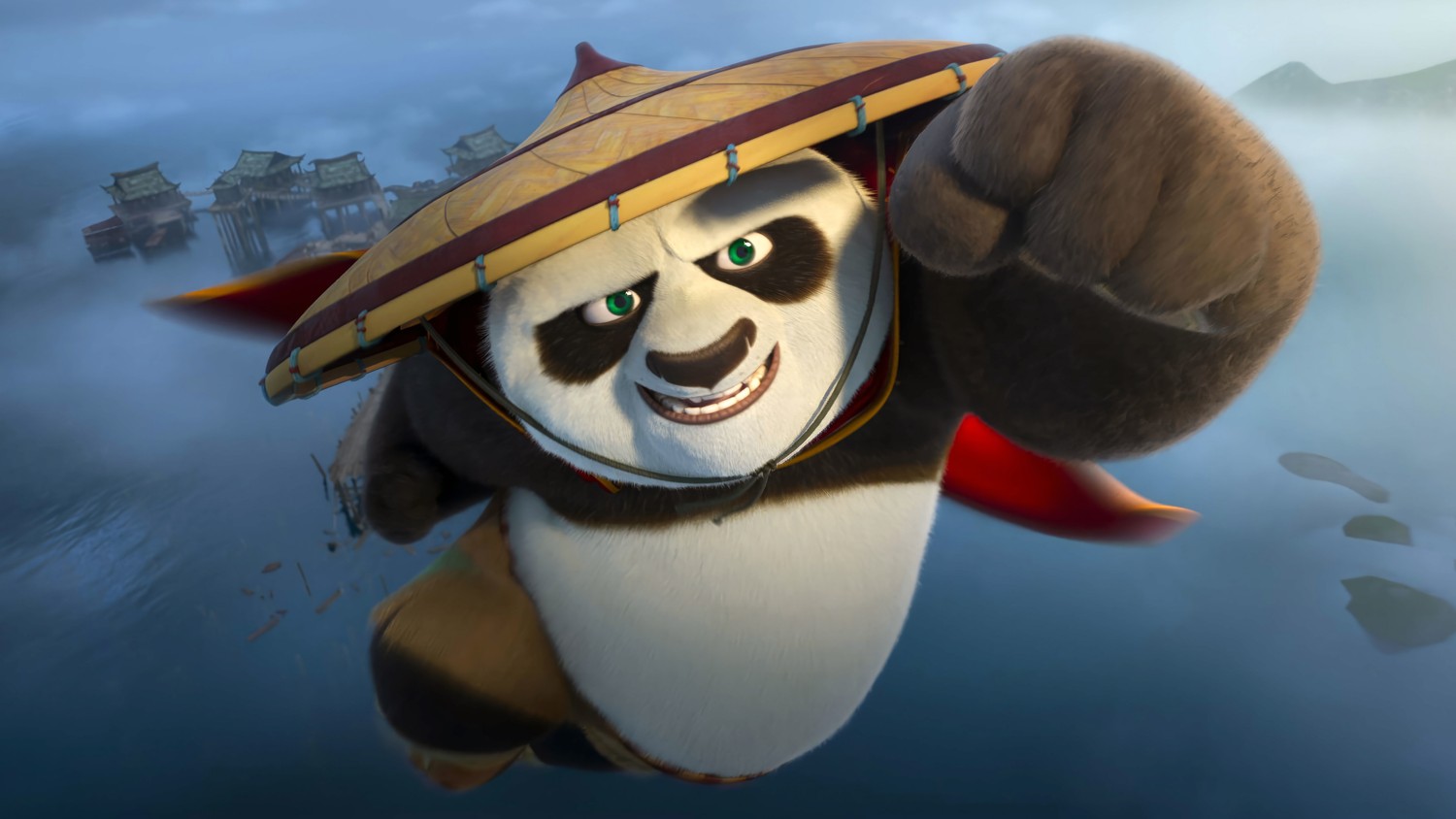 Kung Fu Panda 4 Wallpaper featuring Po