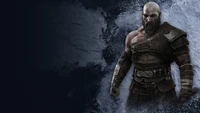 Fondo de pantalla de alta calidad de Kratos de God of War Ragnarok