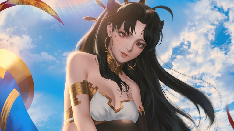 Stunning Ishtar Wallpaper from Fate Grand Order