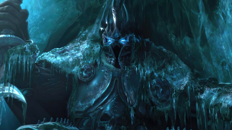 Explore the Epic Wrath of the Lich King Classic Wallpaper