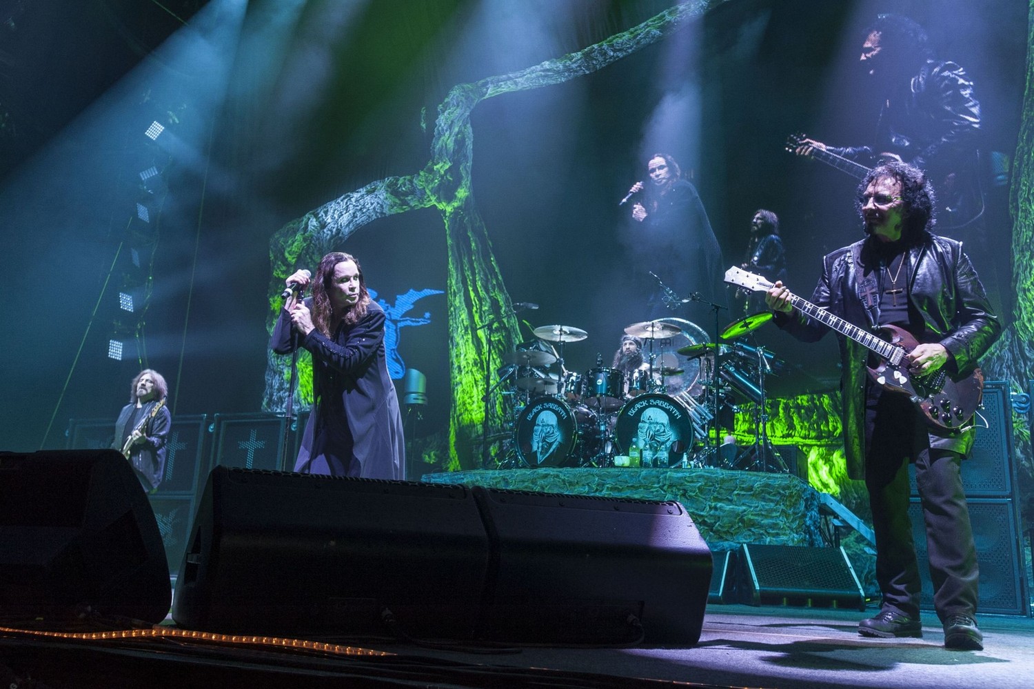 Experience the Power of Black Sabbath Live: 'The End Tour' Wallpaper