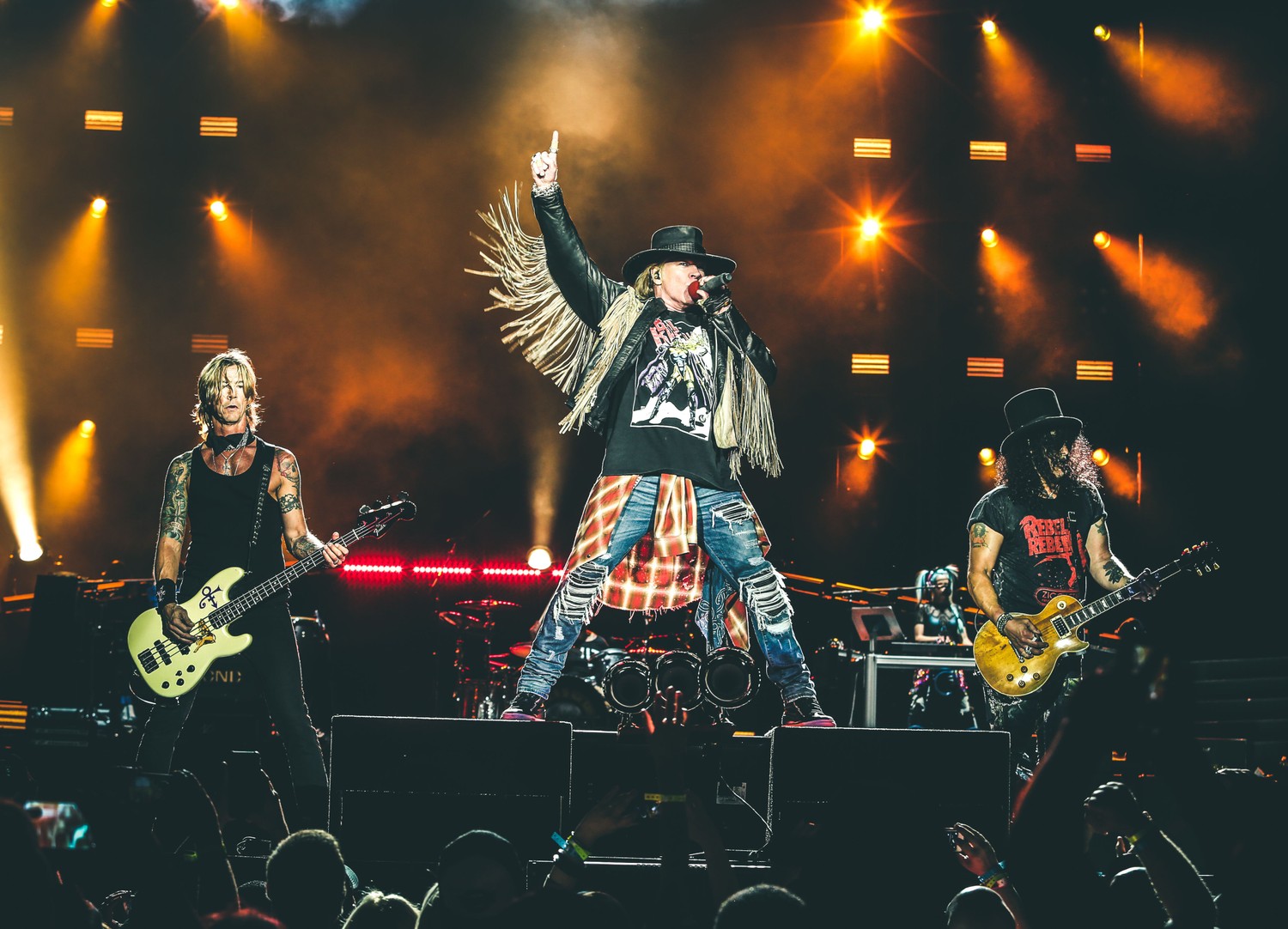 Guns N' Roses Live Performance Wallpaper