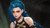 Explora el Asombroso Fondo de Pantalla de Jinx de Arcane