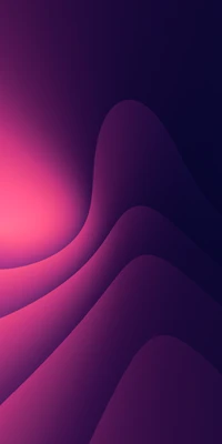 Vibrant Purple and Magenta Abstract Art Wallpaper