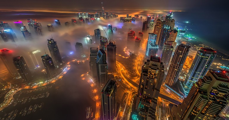 Explore the Mesmerizing Night Cityscape of Dubai