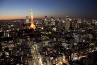 Découvrez le Magnifique Fond d'Écran du Skyline de Tokyo